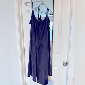 Natural Life BOHO style blue summer midi length dress. Size L/XL. $18